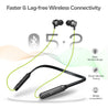 pTron Bassstring Bluetooth 5.2 Wireless in-Ear Earphones with Mic,Magnetic Earbuds (Green/Black)