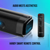 pTron Jazz Pro X1 240W Soundbar with Wired Subwoofer for TV, Punchy Bass, 2.1 CH, Multi-Connect BT5.3/HDMI ARC/Opt-in/Aux/USB, Movie/Music/News Modes, Remote Control, LED Display (Black)