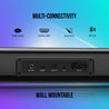 pTron Jazz Pro X1 240W Soundbar with Wired Subwoofer for TV, Punchy Bass, 2.1 CH, Multi-Connect BT5.3/HDMI ARC/Opt-in/Aux/USB, Movie/Music/News Modes, Remote Control, LED Display (Black)