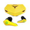 pTron Bassbuds B91 Plus TWS Earbuds with 38ms Gaming Low Latency, AI-ENC Stereo Calls, 45Hrs Playtime, Dual HD Mic, In-Ear Bluetooth 5.3 Headphones, Fast Type-C Charging & IPX5 (Yellow)