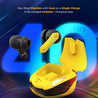 pTron Bassbuds B91 TWS Earbuds with 38ms Gaming Low Latency, AI-ENC Stereo Calls, 40Hrs Playtime, Dual HD Mic, In-Ear Bluetooth 5.3 Headphones, Fast Type-C Charging & IPX5 (Yellow)