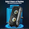 pTron Fusion Party V2 40W BT Karaoke Speaker (Black)