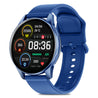 pTron Reflect Flash 1.32 inch Round Dial Smartwatch, Bluetooth Calling, Full Touch Display, 600 NITS, Metal Frame, 100+ Watch Faces, HR, SpO2, Voice Assist & 5 Days Battery Life (Blue)