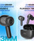 pTron Bassbuds Duo Pro TWS Earbuds with HD Mic (Black)