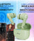 pTron Bassbuds Duo Pro TWS Earbuds with HD Mic (Light Green)