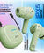 pTron Bassbuds Duo Pro TWS Earbuds with HD Mic (Light Green)