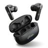 pTron Bassbuds Zen In-Ear TWS Earbuds with Quad ENC Mic, 50Hrs Playtime, Low Latency, Bluetooth 5.3 Wireless Headphones, Deep Bass, Touch Control, Type-C Fast Charging & IPX4 Water Resistant (Coal Black)