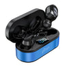 pTron Bassbuds Plus in-Ear TWS Earbuds with HD Mic, Bluetooth 5.0 Headphones, Stereo Sound, Clear Calls, 28Hrs Playback Time, Voice Assistant, IPX4 Water Resistant & Fast Charging (Electric Blue)