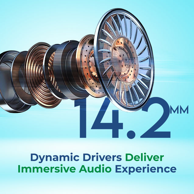 pTron Tangent Play Open-Ear Wireless Neckband with Mic (Black)