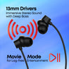 pTron Tangent Eon in-Ear Bluetooth 5.3 Wireless Headphones (Black)
