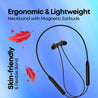pTron Tangent Eon in-Ear Bluetooth 5.3 Wireless Headphones (Black)