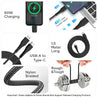 pTron Solero Braid 60W Fast Charging Type C 1.5m USB Cable for VOOC/Super VOOC/Dash/Warp/QC3.0/QC2.0 Smartphones & Other Type-C Devices, Unbreakable Nylon Braid & 480Mbps Data Sync Speed (Black)