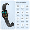 pTron Reflect MaxPro 2.01" Square Dial Smartwatch, Full Touch Display, Bluetooth Calling, Functional Crown, 600 NITS, 100+ Watch Faces, HR, SpO2, 5 Days Battery Life & IP68 Waterproof (Champagne Gold)
