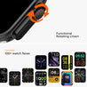 pTron Reflect Pro Plus 2.01 inch Smartwatch, Full Touch Display, Bluetooth Calling, 650 NITS, Digital Crown, Metal Frame, 100+ Watch Faces, HR, SpO2, Voice Assistant & 5 Days Battery Life (Jet Black)
