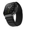 pTron Reflect Pro Plus 2.01 inch Smartwatch, Full Touch Display, Bluetooth Calling, 650 NITS, Digital Crown, Metal Frame, 100+ Watch Faces, HR, SpO2, Voice Assistant & 5 Days Battery Life (Jet Black)