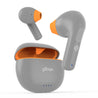 pTron Bassbuds NX in Ear TWS Earbuds, TruTalk AI-ENC Calls, 32Hrs Playtime, 13mm Drivers, Bluetooth 5.3 Wireless Headphone, Voice Assistant, Type-C Fast Charging & IPX5 Water Resistant (Grey)