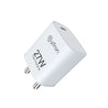 pTron Volta FC20 27W Type-C PD Fast Charging Charger, Compatible for iPhone 14/13/12/11/X/8 & Other Type C Enabled Devices, Single Port, Power Delivery Compatible Adapter & BIS Certified (White)