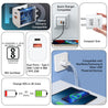 pTron 33W Dual Port Gan USB Type A Charger, Compatible with Samsung Superfast, Mi Soniccharge, Motorola Turbo Charger & MacBook Air, Volta FC21 (White)