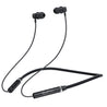 pTron Intunes Magic In-Ear Bluetooth 5.0 Wireless Headphones with Deep Bass, 18H Playtime, Clear Calls, Dual Device Pairing Wireless Neckband, Fast Type-C Charge, Voice Assistant & IPX4 (Jet Black)