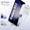 pTron 25W Type C Mobile Charger Superfast Charging Compatible for Samsung S20 FE/S20+/S21/S21+/S21 FE/S21 Ultra/S22/S23/M14 5G/M15/M32/M33 5G/M34/A05/A15/A35/PPS PD - Volta FC19 with 1m Cable (White)