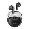 pTron Bassbuds Fute TWS Earbuds with Mic, Bluetooth V5.1 Wireless Headphones, 13mm Driver, 25Hrs Playtime, Snug-Fit In-Ear Buds, Touch Control, Voice Assistant & Type C Fast Charging (Pearl Black)