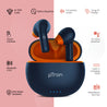 pTron Bassbuds NX in Ear TWS Earbuds, TruTalk AI-ENC Calls, 32Hrs Playtime, 13mm Drivers, Bluetooth 5.3 Wireless Headphone, Voice Assistant, Type-C Fast Charging & IPX5 Water Resistant (Bold Blue)