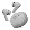 pTron Bassbuds Bliss Quad Mic In-Ear TWS Earbuds with TruTalk ENC Calls, 40H Playtime, 50ms Game/Music Modes, BT5.3 Headphones, Type C Fast Charging & IPX5 Water Resistant (Grey)