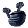 pTron Bassbuds Bliss Quad Mic In-Ear TWS Earbuds with TruTalk ENC Calls, 40H Playtime, 50ms Game/Music Modes, BT5.3 Headphones, Type C Fast Charging & IPX5 Water Resistant (Blue)
