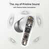 pTron Bassbuds Astra In-Ear TWS Earbuds with Stereo Sound, 34Hrs Playtime, Stereo Calls, Bluetooth V5.3 Headphones with Quick Pairing, Touch Control, Voice Assistant, Type C Charging & IPX4 (Grey)