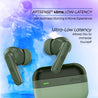 pTron Zenbuds 1 ANC TWS Earbuds with 28dB Active Noise Cancellation TWS, Quad Mic TruTalk ENC Calls, 60Hrs Playtime, 45ms Game/Movie Mode & in-Ear Bluetooth 5.3 Wireless Headphones (Hunter Green)