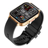 pTron Pulsefit Ace Smartwatch with 2.01" Full Touch Display, Bluetooth Calling, 600 NITS, Metal Frame, 100+ Watch Faces, HR, SpO2, Sports Mode, Voice Assist, 5 Days Battery Life & IP68 (Gold)
