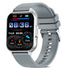 pTron Pulsefit Ace Smartwatch with 2.01" Full Touch Display, Bluetooth Calling, 600 NITS, Metal Frame, 100+ Watch Faces, HR, SpO2, Sports Mode, Voice Assist, 5 Days Battery Life & IP68 (Silver)