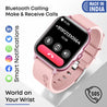 pTron Pulsefit Vibe Smartwatch with 1.85" Full Touch Display, Bluetooth Calling, 600 NITS, Digital Crown, 100+ Watch Faces, HR, SpO2, Sports Mode, Voice Assistant, 5 Days Battery Life & IP68 (Pink)
