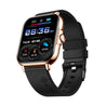 pTron Pulsefit Vibe Smartwatch with 1.85" Full Touch Display, Bluetooth Calling, 600 NITS, Digital Crown, 100+ Watch Faces, HR, SpO2, Sports Mode, Voice Assistant, 5 Days Battery Life & IP68 (Gold)