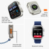 pTron Pulsefit Ultra Smartwatch with Bluetooth Calling, 2.01" Full Touch Display, 650 NITS, Digital Crown, Metal Frame, 100+ Watch Faces, HR, SpO2, Voice Assistant, IP68 & 5 Days Battery Life (Blue)