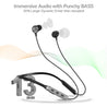 pTron Tangent Duo in Ear Wireless Headphones with Mic, 13mm Driver, Bluetooth V5.2, Dual Device Pairing, Fast Charging Type-C Wireless Neckband, Voice Assistant & IPX4 Water Resistant (Black/Cool Grey)