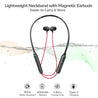 pTron Tangent Duo in Ear Wireless Headphones with Mic, 13mm Driver, Bluetooth V5.2, Dual Device Pairing, Fast Charging Type-C Wireless Neckband, Voice Assistant & IPX4 Water Resistant (Red & Jet Black)