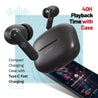 pTron Zenbuds X1 TWS Earbuds with Mic (Jet Black)