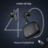 pTron Zenbuds 1 V2 ANC Bluetooth V5.3 in Ear Earbuds, 32Db Quietsound Tech, 13Mm Hyperdrivers with 4D Panaromic Audio, 4 Quadpro ANC Mics, 40Ms Low Latency Game/Music Modes & IPX5 (Jet Black)