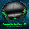 pTron Bassbuds Viper In-Ear TWS Earbuds, AptSense 40ms Gaming Latency, TruTalk AI-ENC Call, 32H Playtime, Deep Bass, BT5.3 Headphones, Touch Controls, Voice Assist, Type C Fast Charging (Jet Black)