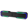 pTron Fusion RB 18W Bluetooth Soundbar Speaker with Pristine Sound, Vibrant RGB Lights, Mini Soundbar for Phone/TV/Laptop/Tablets/Projectors, BT5.3/FM Radio/Aux/TF Card/USB Playback (Royal Black)