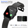 pTron Pulsefit P261 Smartwatch with BT Calling, 1.7" Full Touch Display, 500 NITs Screen, Heart Rate Monitor, SpO2, 100+ Watch Faces, Notifications, 5 Days Runtime, Sports Mode & IP68 Waterproof (Black)