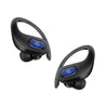 pTron Bassbuds Sports In-Ear TWS Earbuds with Dual Ultra HD Mic & TruTalk AI-ENC, 13mm HyperDrive Transducers, 45H Playtime, 45ms HyperLow-Latency, BT v5.3, Type-C Charging & IPX5 (Coal Black)