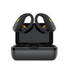 pTron Bassbuds Sports V2 TWS Earbuds, Built-in HD Mic for Clear Calls, 32Hrs Playtime, BT v5.1 Headphones with Deep Bass, Ergonomic Hook Design & IPX4 Water/Sweat Resistant (Jet Black & Yellow)