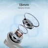 pTron Basspods P81 in-Ear Wireless Earbuds, Pristine Sound, 32Hrs Playtime, Clear Calls TWS Earbuds, Bluetooth V5.1 Headphone, Type-C Fast Charging, Voice Assist & IPX4 Water Resistant (Grey)