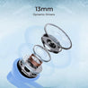 pTron Basspods P81 in-Ear Wireless Earbuds, Pristine Sound, 32Hrs Playtime, Clear Calls TWS Earbuds, Bluetooth V5.1 Headphone, Type-C Fast Charging, Voice Assist & IPX4 Water Resistant (Blue Matt)
