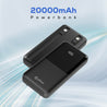 pTron Dynamo Bolt 20000mAh 35W Super Fast Charging, USB Type-C Input Power Bank Compatible with QC3.0/PD3.0 (Power Delivery), Built-in Charging Cables, 4 Charging Outputs, Type-C Input/Output Port (Black)
