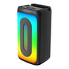 pTron Fusion Play 34W Bluetooth Party Speaker w/Pristine Sound, Rhythmic RGB Lights, 7 Hrs Playtime, BT5.3/Aux/TF Card/USB Playback Modes, Type-C Charging, Portable Design (Black)