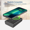 pTron Dynamo Fuel 20000mAh 15W Magnetic Wireless Power Bank w/ 20W Fast Type-C/PD Charging, USB Type-C Input/Output, Compatible with iPhone 12 & Above, Android & Other Qi Enabled Devices (Black)