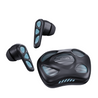 pTron Zenbuds Nova w/ 40ms Low-Latency Gaming, 55Hrs Playtime, Dual Mic & AI-ENC Calls, App Support, Pristine Sound, V5.4 Bluetooth Headphones, RGB Lights, Voice Assist, IPX5 Water Resistant (Black)